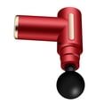 thumbnail image 4 of Masajeador muscular eléctrico de cuatro cabezas bastante ligero, masajeador de impacto rojo en hombros y piernas traseras, 4 of 10