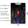 thumbnail image 2 of FMSHPON Magic Solar System Planets Clipboard Hardboard Wood Nursing Clip Board and Pull for Standard A4 Letter 13x9 inches, 2 of 6