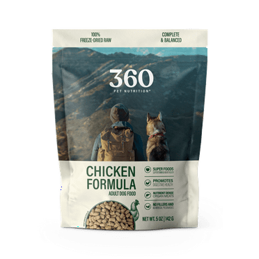 360 Pet Nutrition Chicken Freeze Dried Raw Formula 5oz