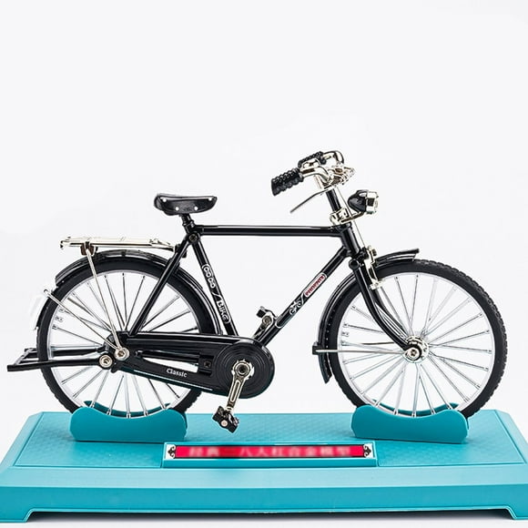 Modèle Rétro de Bicyclette DIY 2023 pour Enfants 1 10 Simulation Mini Kit d'Échelle de Modèle de Bicyclette avec Gonfleur et Mallette Jouets Modèles de Vélo à Doigts Art Créatif en Fer Jouets d'Ornement de Table