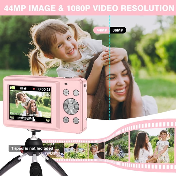 Kids Digital Camera 44MP - Photography studio setups - Walmart