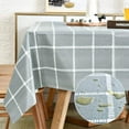 thumbnail image 1 of Fall Sunflower Vinyl Tablecloth Rectangle Plastic PVC Oilcloth Tablecloths Wipeable Table Cloth Cover for Foot Folding Tables Kitchen Dining Room Table Crafting x, 1 of 7