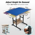 thumbnail image 5 of FUNTOK 2000 Pieces Puzzle Table with 4 Wheels, Adjustable Jigsaw Table in Height Angle with Cover Upgraded Stability for Adults, 5 of 11