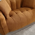 thumbnail image 3 of PORKISS Oversized Bean Bag Chair with 2 Pillows, Giant Large Loveseat Bean Bag Chair Couch for Adults Teens, Chenille Fabric Sofa, Yellow, 3 of 12