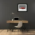 thumbnail image 3 of Stephen Chambers 18x15 Black Ornate Wood Framed With Double Matting Wall Art Titled - Ferrari 330P4 2, 3 of 6