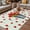 Green, variant on Red Tulip Flowers Outdoor Rug for Patio/Deck/Porch, Non-Slip Large Area Rug 4 x 6 Ft, Spring Floral Vintage Drum Country Blue Indoor Outdoor Rugs Washable Area Rugs, Camping Rug Carpet Runner