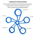 thumbnail image 5 of 6 In 1 Bike Front Fork Tools 8t/12t 24/26/27/28/30/32mm Aluminum Mountain Bicycle, 5 of 5