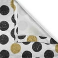 thumbnail image 4 of Ambesonne Polka Dot Valance Pack of 2, Grungy and Glamour Rounds, 54"X12", Grey Dark Mustard, 4 of 5