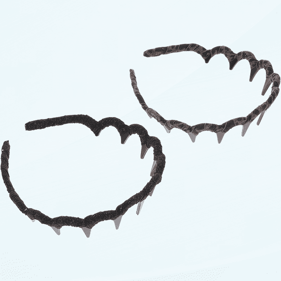 Toothed Headband 2pcs Headband Ladies Headbands Athletic Headbands Elastic Hair Bands Hair Comb Headband Zig Zag Headbands Sports Hair Band Hair Hoops Fashion Headband Wavy