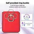 thumbnail image 4 of Elegante funda para Samsung Galaxy Z Flip4 con diseño plegable, soporte de anillo giratorio de 360 grados y respaldo magnético resistente al agua., 4 of 5