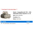 thumbnail image 2 of Starter - Compatible with 1991 - 1995 Oldsmobile Cutlass Supreme 3.1L V6 1992 1993 1994, 2 of 2