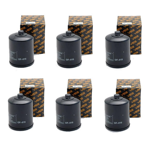 Volar Oil Filter - (6 pieces) for 2010-2015 Harley Electra Glide Ultra LTD FLHTK