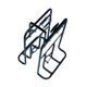 thumbnail image 5 of Portabicicletas delantero para bicicleta, accesorios para bicicletas, gran capacidad, resistente, montaje frontal de liberación rápida Sin eje, 5 of 8