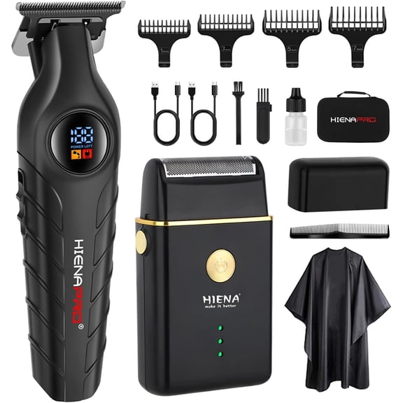 Hair Clipper and Shaver Set Professional Cordless Hair Trimmer for Men, Electric Beard Trimmers foil shavers, Barber Clipper Hair Cuttings Kit