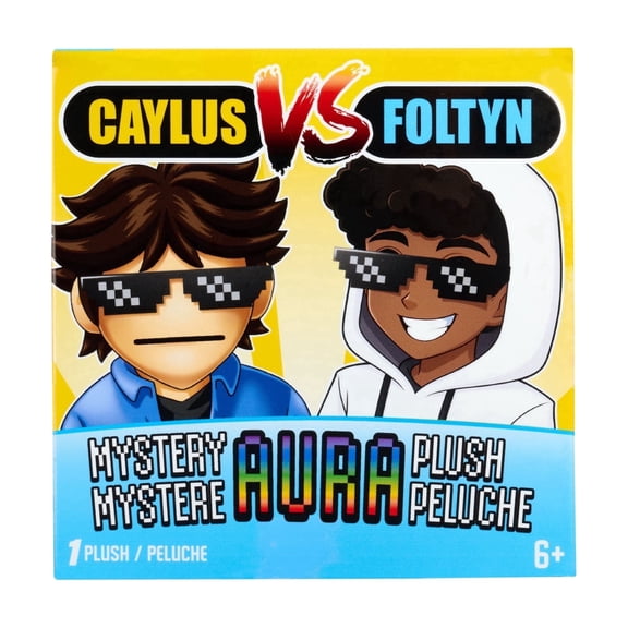 Caylus vs Foltyn Mystery Aura Plush – Blind Box 6” Surprise Plush Toy, 11 to Collect