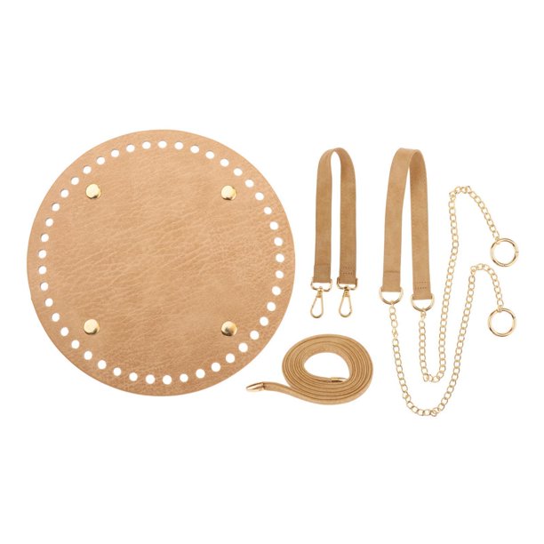 base inferior del bolso de ganchillo Bolsas de ganchillo de punto almohadilla moldeadora de fondo de uñas insertar Base de cojín con agujeros cartera superiores para DIY - 15x15cm El 15x15cm MagiDeal base inferior del bolso de ganchillo