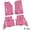 Pink w/ White Insert, variant on Flextread Floor Mats for 21-24 Jeep Wrangler 4xe - Mopar Licensed Factory Fit - Black w/ Silver Rubicon Insert - 100% Made in USA