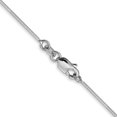 thumbnail image 4 of 14K Solid White Gold 0.6mm Octagonal Cubetto Omega Snake Chain Herringbone Necklace, 4 of 5