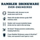 thumbnail image 4 of Vaso YETI Rambler 473 ml de acero inoxidable con aislamiento al vacío, 4 of 9