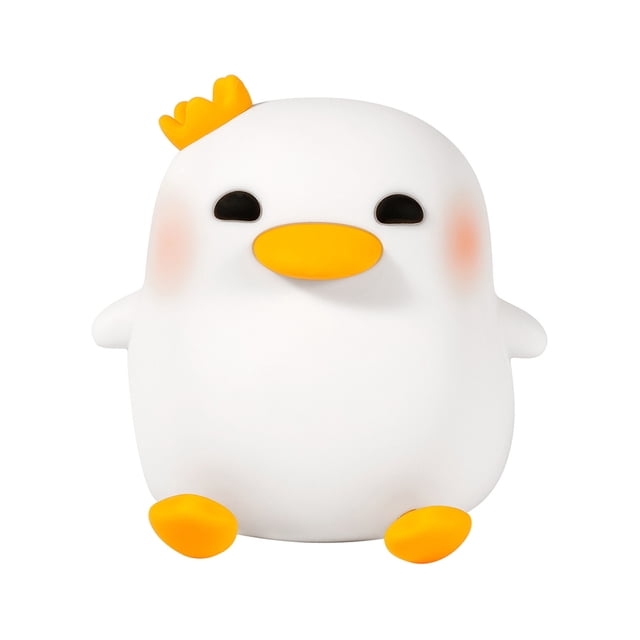Lámpara Squishy 1200mAh de la noche del pato del sensor táctil recargable lindo del pato USB