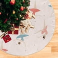 thumbnail image 5 of GZHJMY Ballet Christmas Tree Skirt Home Decoration Large Round Christmas Tree Skirt for Holiday Party Home Christmas Day Ornaments, 35.4", 5 of 6