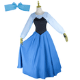 thumbnail image 1 of Nuevo y popular disfraz de Ariel de Disney, disfraz de La Sirenita, disfraz de princesa Ariel, trajes de Halloween, carnaval, ropa para adultos para mujer, 1 of 6
