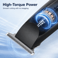 thumbnail image 6 of Wundmed Hair Clippers for Men, Cordless Clippers for Hair Cutting with LED Display and6 Limiting Combs, Black, 6 of 8