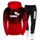 thumbnail image 1 of Sudadera con capucha y pantalones deportivos negros para hombre, conjunto deportivo informal diario de alta calidad para hombre, conjuntos de otoño 2023, oferta nueva, 1 of 4