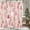 Pink, variant on Christmas Shower Curtain Xmas Tree Shower Curtain Winter Snowflake Pattern Holoday Curtain for Bathroom Decor Washable Durable Fabric Bathroom Curtains 72x72 in