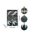 thumbnail image 2 of WWG Christmas Tree Ornaments Set, Flock Christmas Balls Decorations, 6Pcs Christmas Tree Hanging Ornaments with Caps and Rope, for Christmas Tree Holiday Decor, Indoor Christmas Decorations, 2 of 9