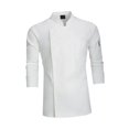 thumbnail image 4 of Chaqueta de chef para hombre Yinane manga larga Uniforme de trabajo XXL, 4 of 8