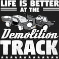 thumbnail image 3 of CafePress - Demo Derby Life Is Better At Demolition Tr T Shirt - Womens Tri-blend T-Shirt, 3 of 4
