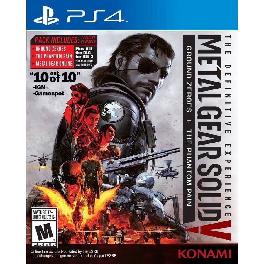 Metal Gear Solid V The Definitive Experience Konami Playstation 4 Physical 313 Walmart Com