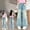 Navy, variant on Kids Baggy Jeans Straight Leg Regular Wide Leg Denim Pants Casual Washed Denim Pants for kids Girls Boys Jogger Pants 5-6 Years