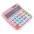 thumbnail image 1 of Calculadora colorida de 12 dígitos, Calculadora de Teclado Mecánnico, Calculadora Linda Con Pantalla Lcd Grande, Calculadora de Escrito Electónica para la Oficina de La, 1 of 7