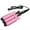 Pink - US Plug, variant on YAHHU 3 Barrel Curling Iron Wand Hair Waver Crimper Styling Tool 22 mm / 0.86 inches Pink US Plug Dual Voltage 110V-240V Adjustable Temperature Fast Heating For All Hair Types