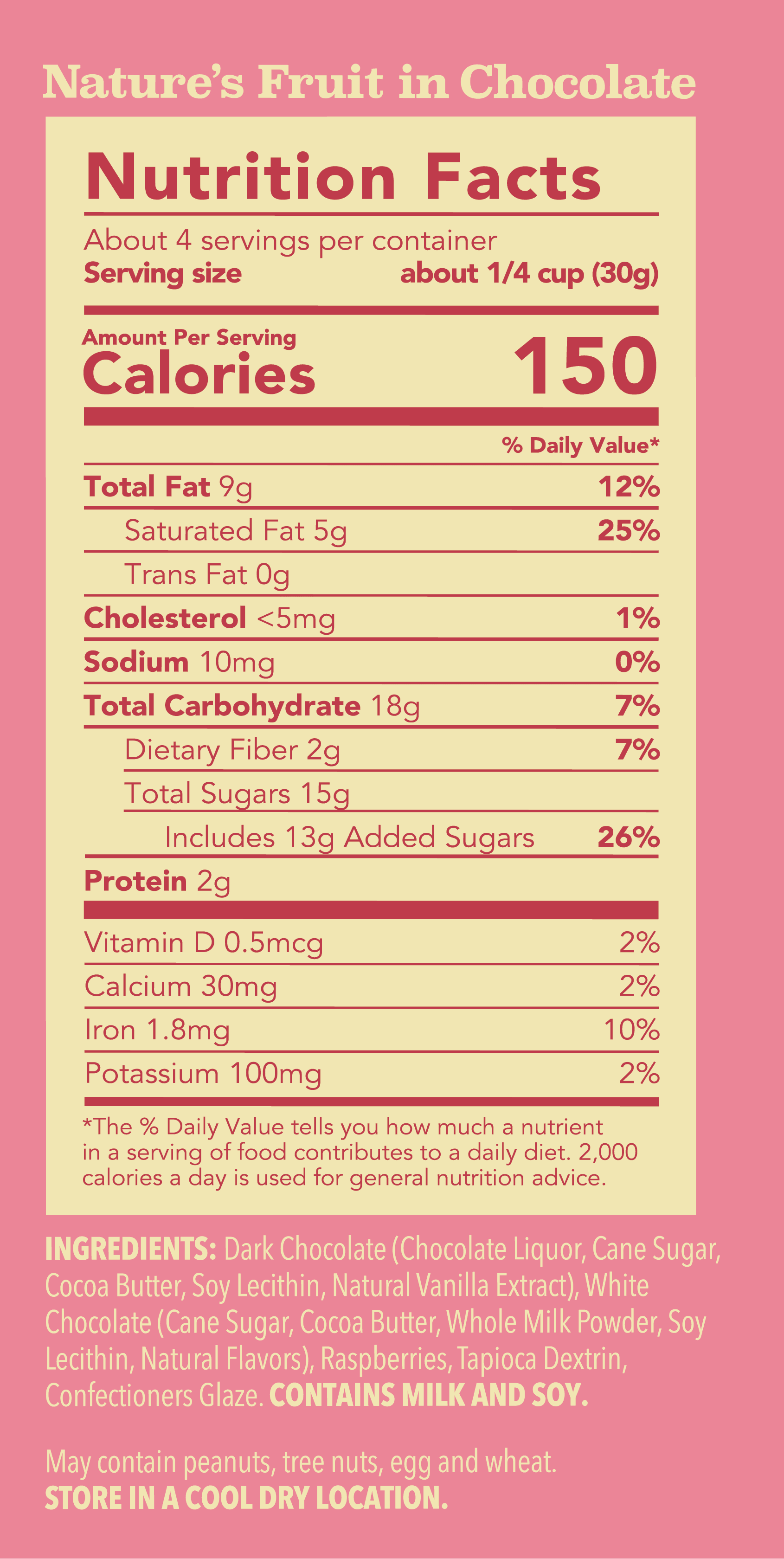 (3 pack) Tru Fru Dark Chocolate Dipped Hyper Dried Real Raspberries (4.2 oz)