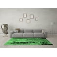 thumbnail image 3 of Ahgly Company Indoor Rectangle Oriental Emerald Green Industrial Area Rugs, 2' x 3', 3 of 4