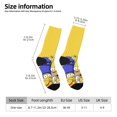 thumbnail image 5 of Simpsons Adult Socks Casual Tube Socks Durable Comfort Calf Socks Soft Elastic Crew Socks 2 Black-2, 5 of 9