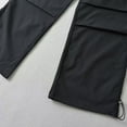 thumbnail image 5 of Kmdttou Cargo Pants for Women Dry Drawstring High Waist Loose Straight Leg Work Pants With Pockets Long Pants, 5 of 6