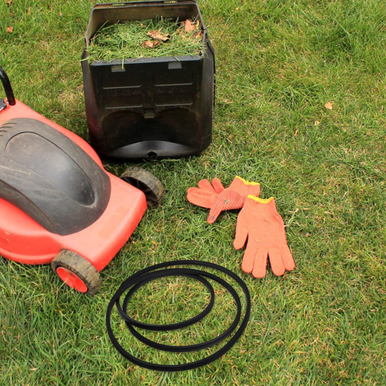 TABLZONE Mower Deck Drive Belt Replacement Flexible Rubber Belt for Smooth Lawn Mowing Tasks