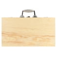 thumbnail image 6 of BIMZUC Wood Wine Gift Box, Hollow Out Straight Bar Container for 2 Bottles, 13.8 inches / 35 cm, 6 of 9