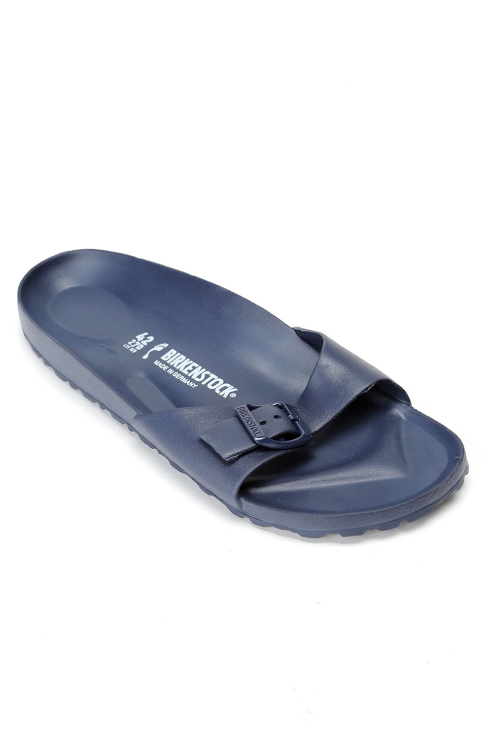 navy blue rubber birkenstocks