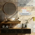 thumbnail image 3 of Copper Tub Faucet, Rainfall Outlet Waterfall Tub Faucet  For Home Electroplated, 3 of 8