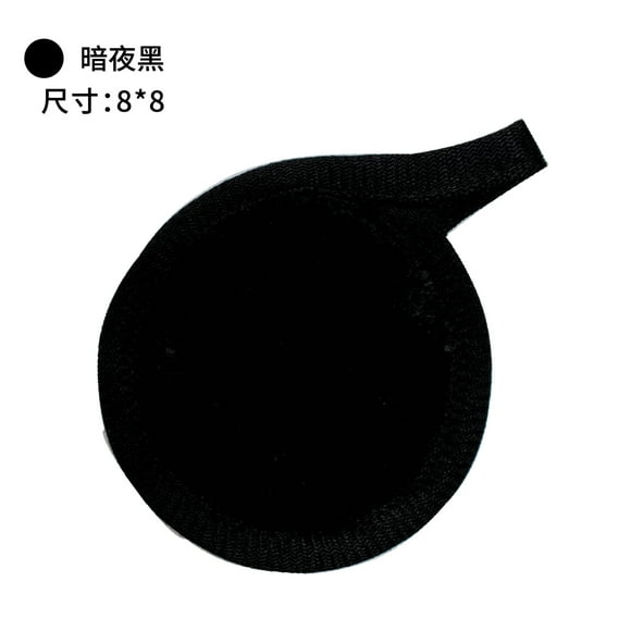 Nvzi Almohadillas desmaquillantes reutilizables - 10 piezas de paños desmaquillantes reutilizables - Almohadillas faciales reutilizables, borrador de maquillaje para todo tipo de piel, negro, A14
