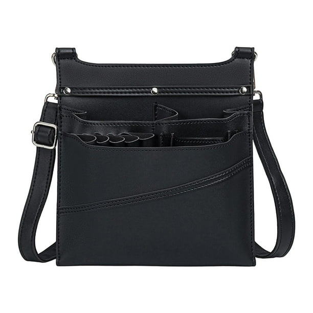 Bolsa para tijeras de peluquería, bolsa para tijeras de barbero, bolsa para guardar tijeras de peine, bolsa para tijeras de peluquería. Negro