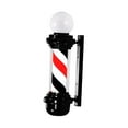 thumbnail image 3 of Gazechimp 23.6" Barber Pole Light Classic Signs Barber Shop Open Sign for Indoor Salon red black white, 3 of 8
