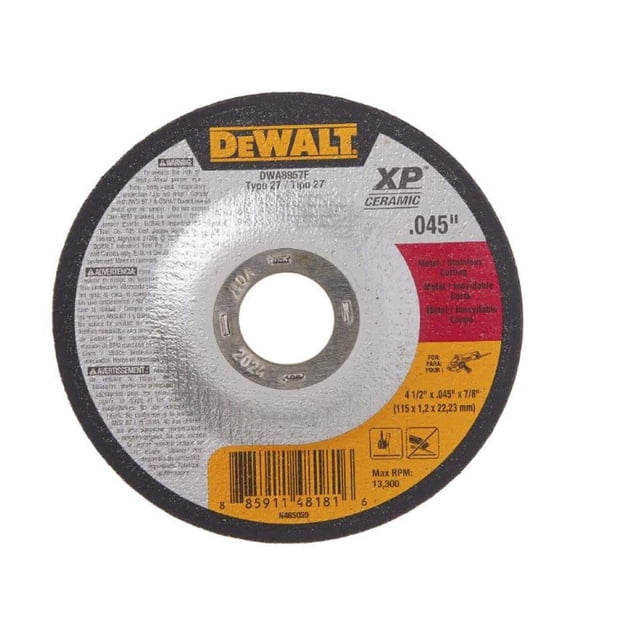 Disco de corte DEWALT DWA8957F T27 XP CER Fast 11,4 cm x 1,1 mm
