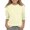 Yellow, variant on GiLiling Girls 3/4 Sleeve Crewneck Sweatshirt, Cute Graphic Print Basic Blouse, Solid Tone Soft Top Perfect for Playdates and Casual Daily Leisure