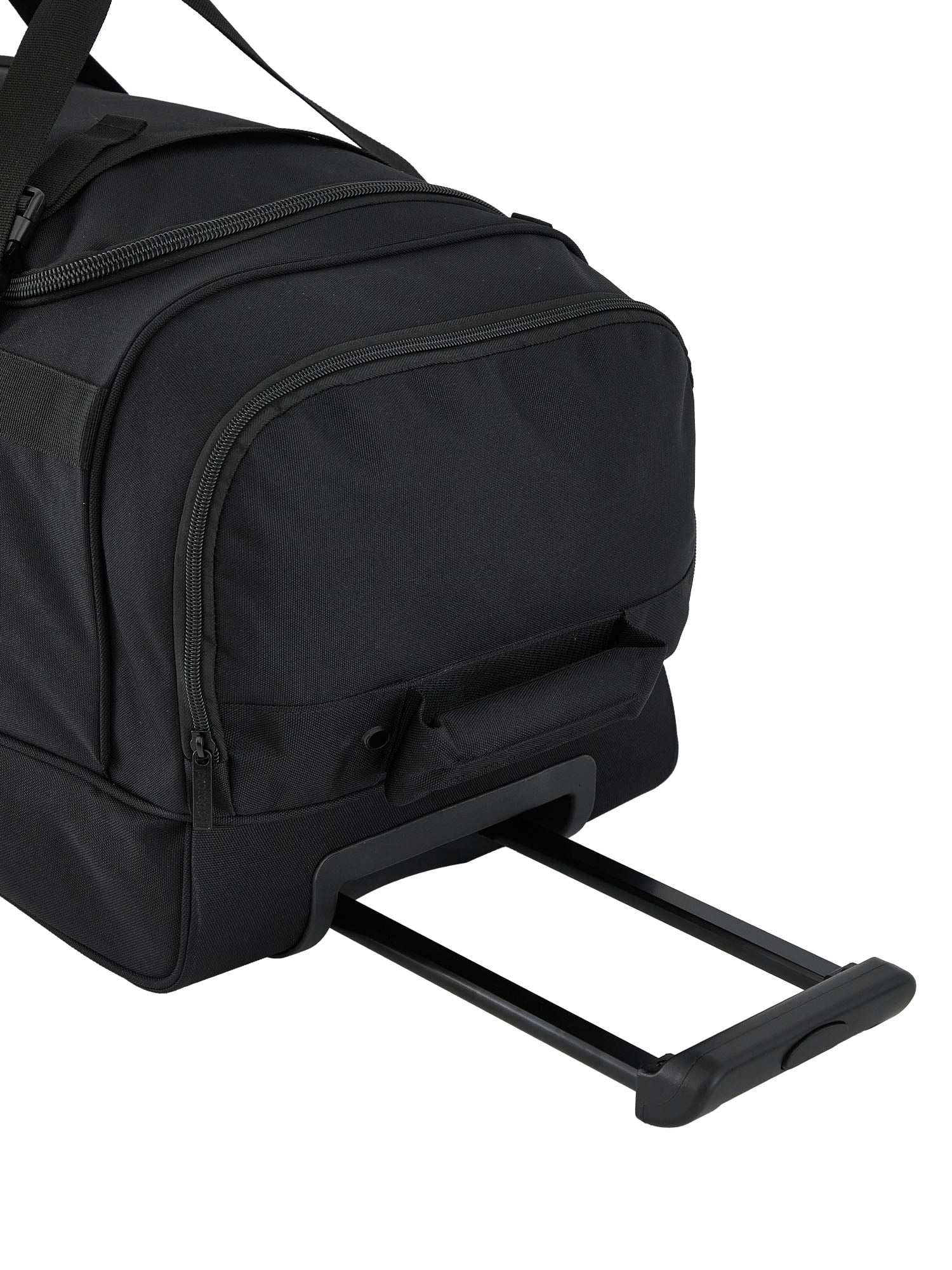 Protege Everyday Journey Medium 25" Rolling Travel Duffel with GPS Pocket, Black
